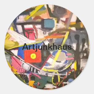 Barton Springs Austin Texas Hankamer Artjunkhaus Runder Aufkleber