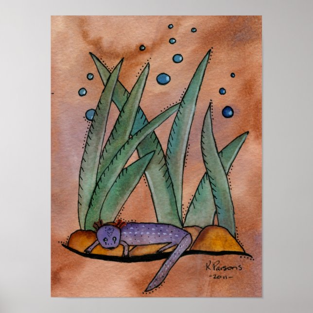 Barton Springs Salamander Poster (Vorne)