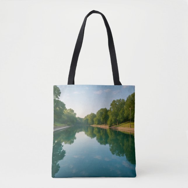 Barton Springs Tote Bag - Austin Texas Design (Vorderseite)