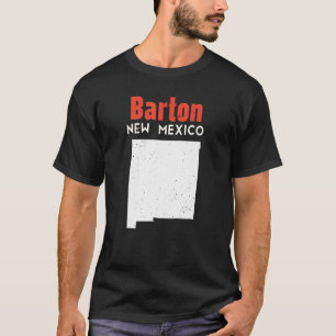 Barton USA Staat America Travel New Mexico New Me T-Shirt