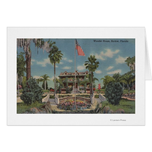 Bartow, Florida - Aussicht auf Wunderhaus und Gart (Vorderseite (Horizontal))
