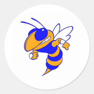 Bartow Yellow Jackets Runder Aufkleber