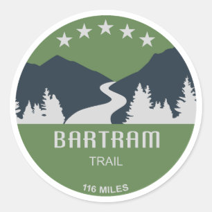 Bartram Trail Georgia North Carolina Runder Aufkleber