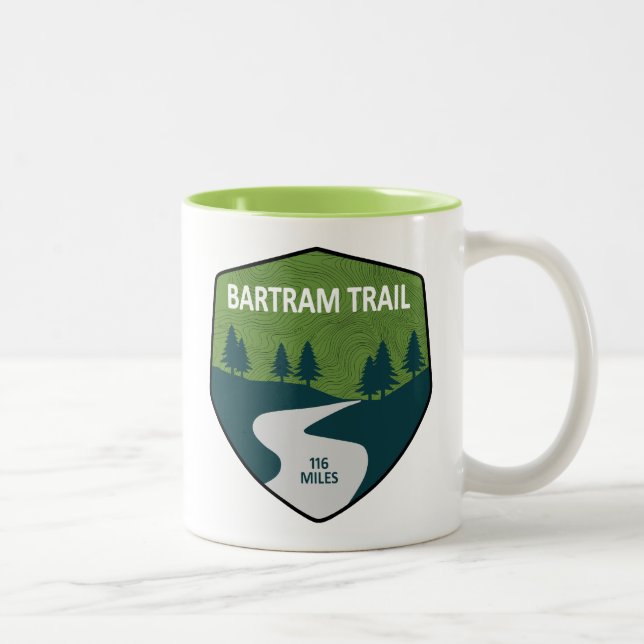 Bartram Trail Georgia North Carolina Zweifarbige Tasse (Rechts)