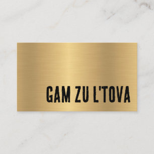 Baruch Hashem Visitenkarte