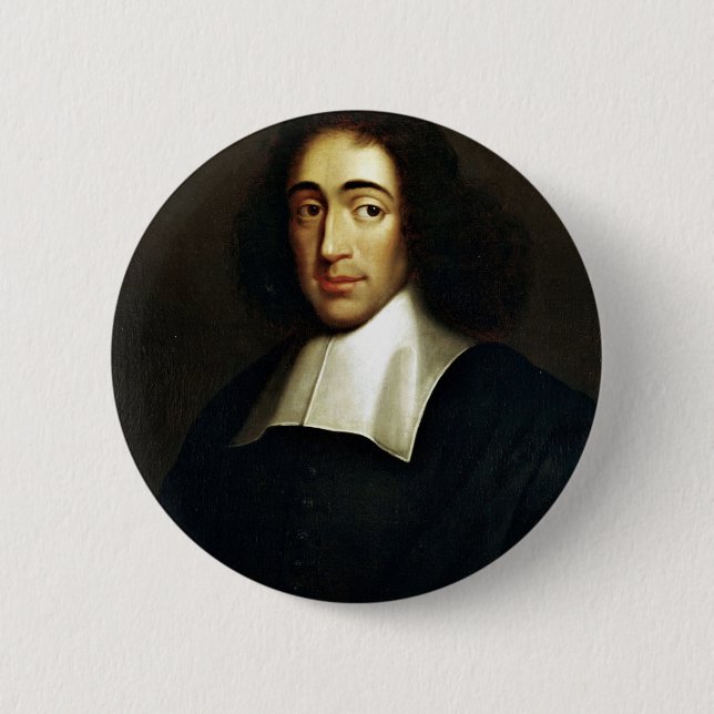 Baruch Spinoza Button (Vorderseite)