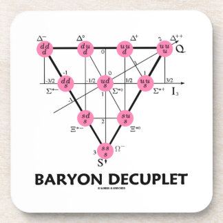 Baryon Decuplet (Partikel-Physik) Untersetzer