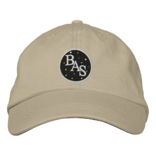 BAS-Logo mit bestickter Hut