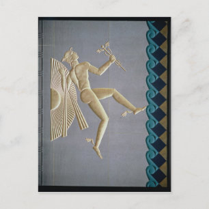 Bas-Relief zur Darstellung von Merkur Postkarte