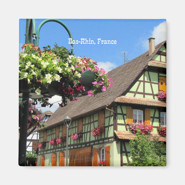 Bas-Rhin, Frankreich Magnet (Vorne)