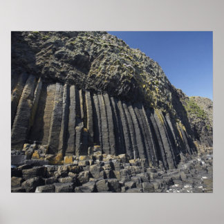 Basalt Columns by Fingal's Höhle, Staffa, off Poster