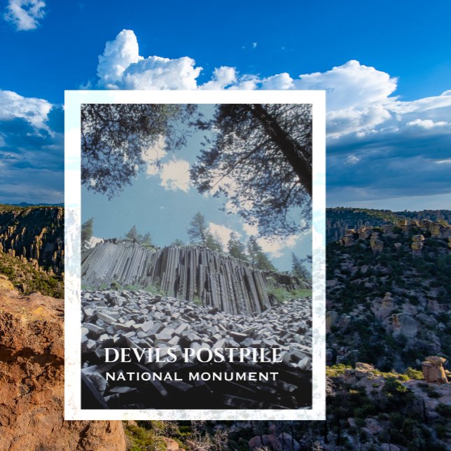 Basalt Kolumnen, Teufel Postpiel Nationaldenkmal Postkarte (Von Creator hochgeladen)