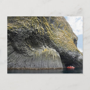 Basaltbildung Columnar, Insel Akun, Alaska Postkarte