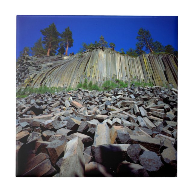 Basaltbildung der Teufel Fliese (Vorderseite)