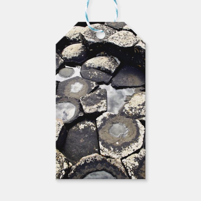 Basaltformationen Giant’s Causeway Geschenkanhänger (Vorderseite)