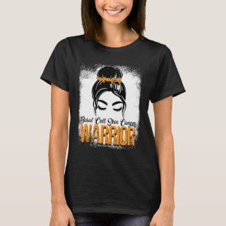 Basalzellenkrebs Krieger, Messy Bun T-Shirt