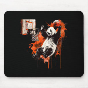 Basball Panda Bär Basball Spieler Slam Dunk Mousepad