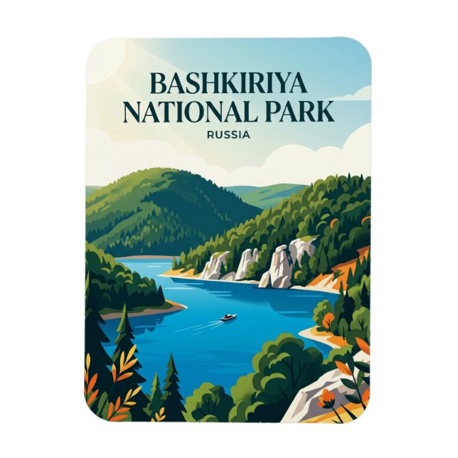 Baschkirien Nationalpark Russland Magnet (Vertikal)