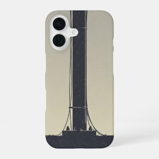 Base de Poteau Téléphonique Vintage iPhone 16 Hülle