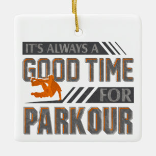 Base Jumping Es ist immer eine gute Zeit zu parken Keramikornament