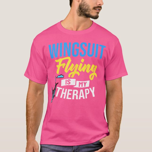Base Jumping Glider Skydiving Wingsuiting T-Shirt (Vorderseite)