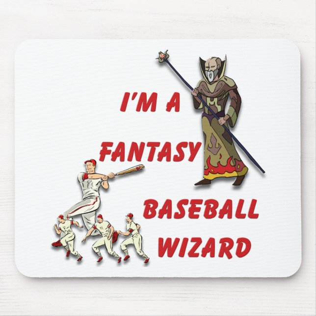 Basebal Zauberer #2 Mousepad (Vorne)