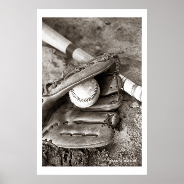 Baseball1 Poster Print (Vorne)