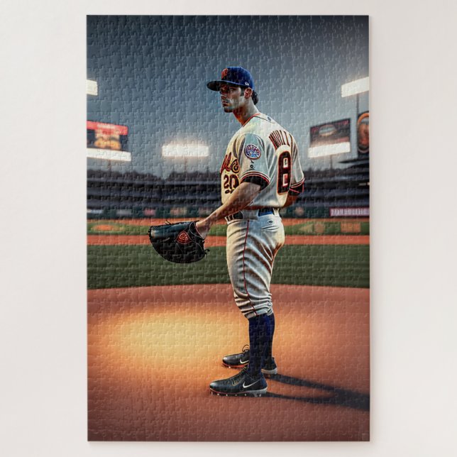 Baseball 1014 Stück Jigsaw Puzzle (Vertikal)