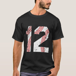 Baseball 12 Jersey-Nummer T-Shirt