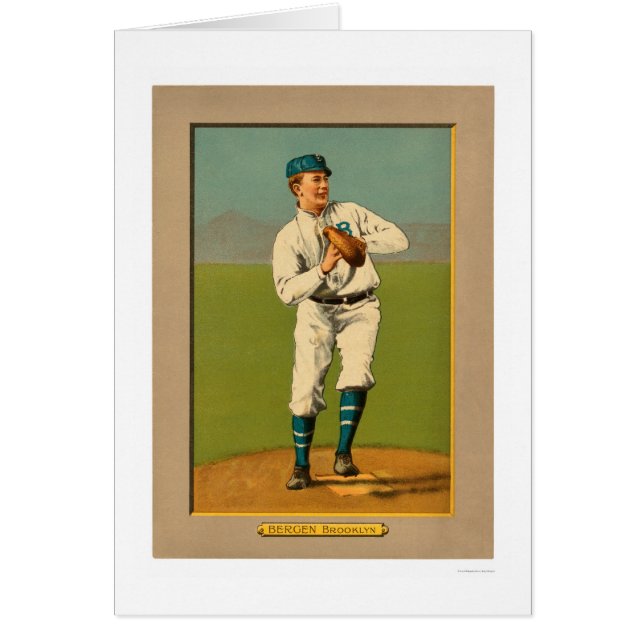 Baseball 1911 Bills Bergen Dodgers (Vorne)