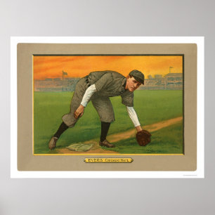Baseball 1911 Johnny Evers CUB Poster