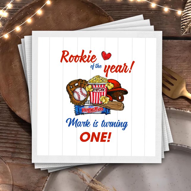 Baseball 1. Geburtstag Party Napkins Serviette (Von Creator hochgeladen)