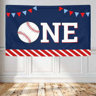 Baseball 1. Geburtstagsfeier Banner