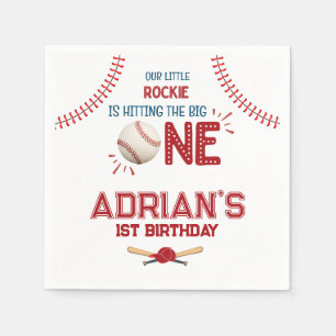 Baseball-1. Geburtstagsjunge Serviette