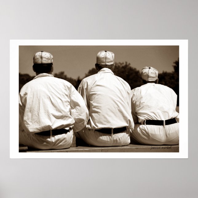 Baseball 1 Print Poster (Vorne)