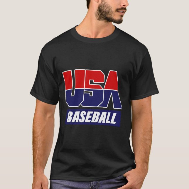 Baseball 2024 Usa  T-Shirt (Vorderseite)