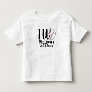 Baseball 2. Geburtstags-Shirt für Baby Kleinkind T-shirt