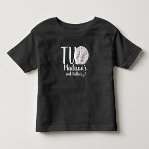 Baseball 2. Geburtstags-Shirts für Baby Kleinkind T-shirt