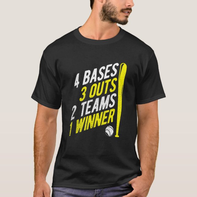 Baseball 3 T-Shirt (Vorderseite)