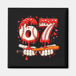 Baseball 67 Eis Drip Six Seven Jungen Spaß Meme Magnet