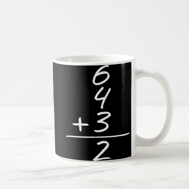 Baseball 6 4 3 Doppelspiel - Zwei Design Kaffeetasse (Rechts)