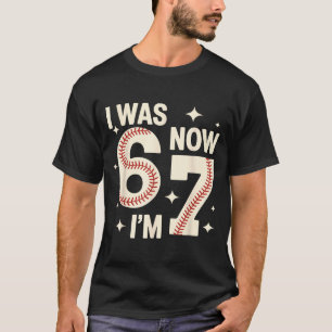 Baseball 7. Geburtstag lustig 6 7 Jahre alt war 6 T-Shirt