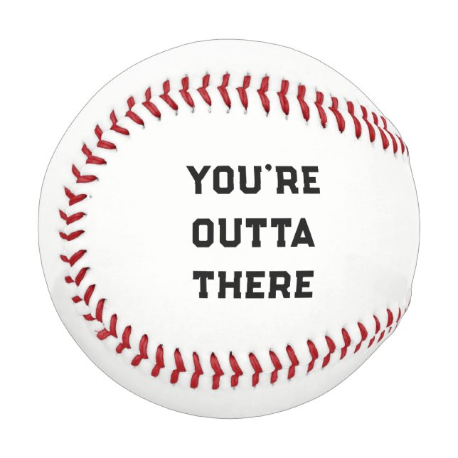 Baseball-Abschluss Keepake-Geschenk Baseball (Vorderseite Links)