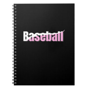 Baseball Abstrakt Swish - Giro Word Art Notizblock