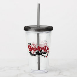 Baseball Acryltrinkbecher