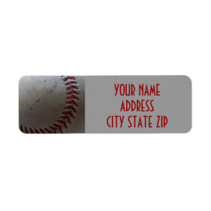 Baseball-Adressen-Etiketten