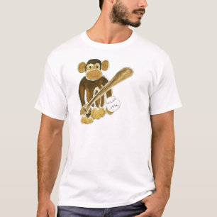 Baseball-Affe T-Shirt