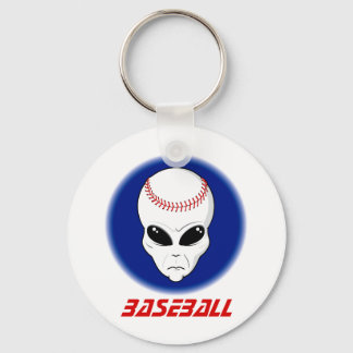 Baseball Alien Schlüsselanhänger