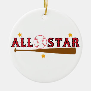 Baseball All Star Keramik Ornament