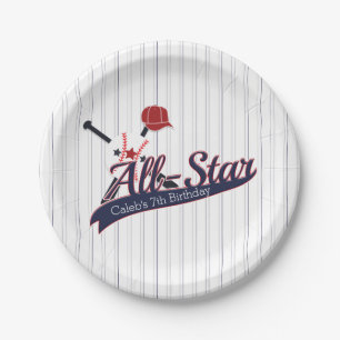 Baseball ALL-STAR Sports Individuell angepasst Pappteller